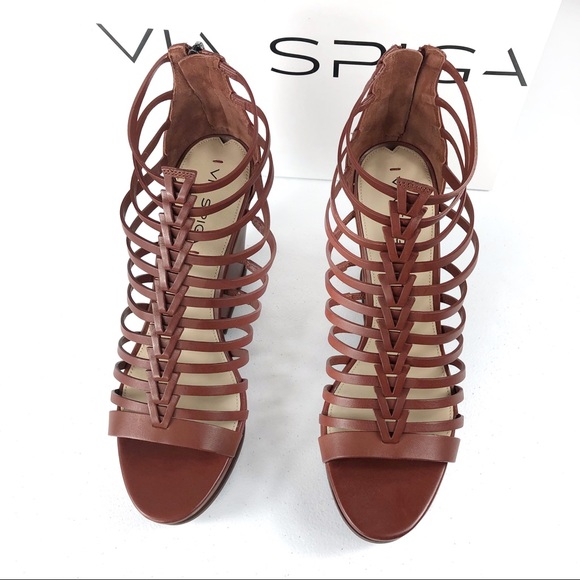 Via Spiga Walena Platform Wedge Sandal Size 10 - Picture 2 of 8